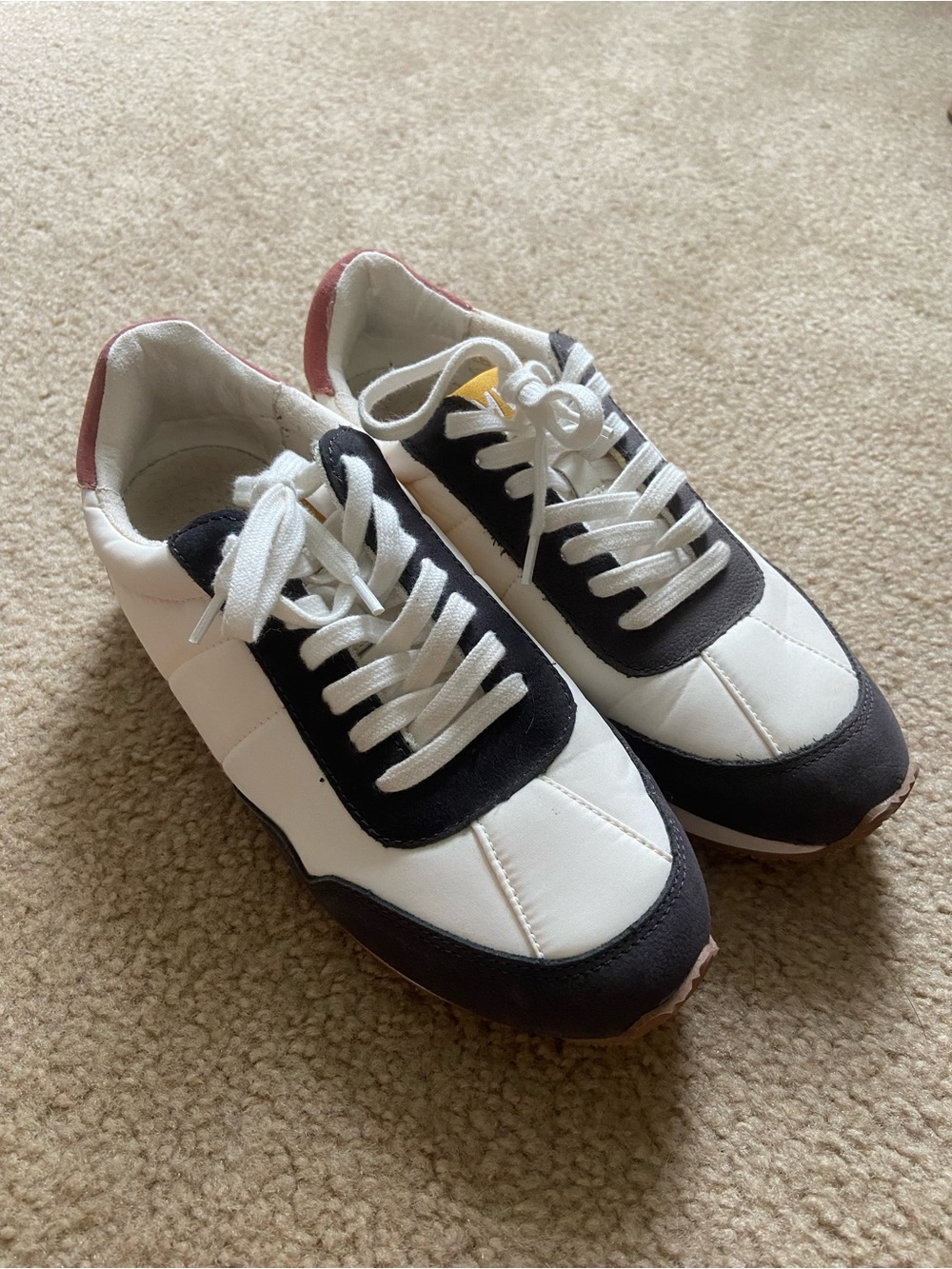Madewell League Sneakers in Washed Nubuck and Suede